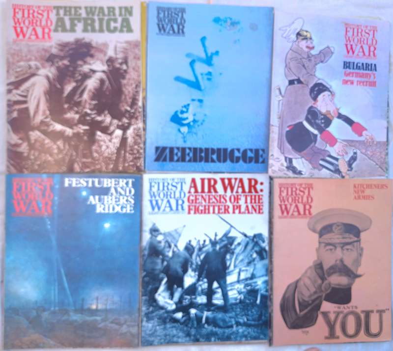 Purnell History of the First World War: Mixed Lot of 6 Magazines
