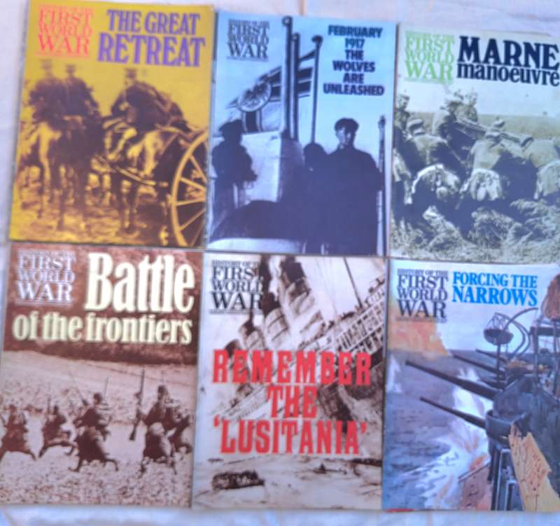 Purnell History of the First World War: Mixed Lot of 6 Magazines
