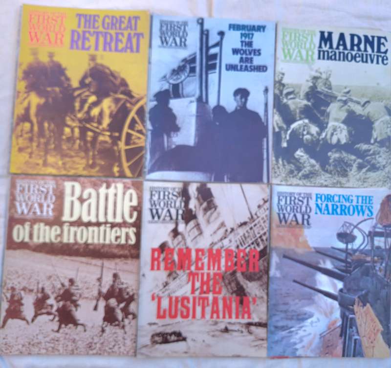 Purnell History of the First World War: Mixed Lot of 6 Magazines