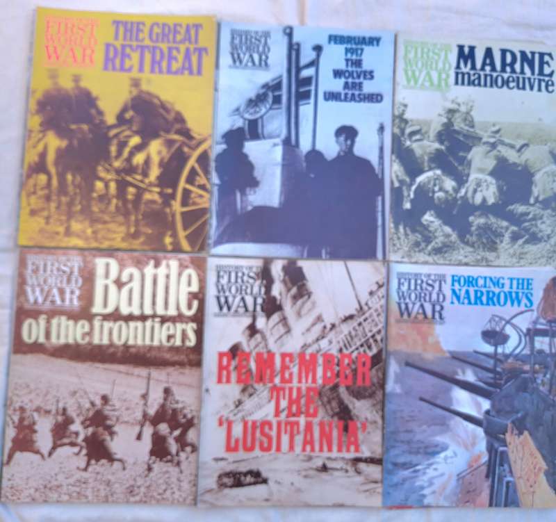 Purnell History of the First World War: Mixed Lot of 6 Magazines