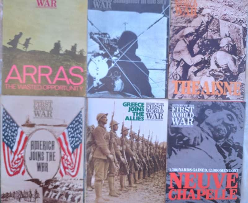 Purnell History of the First World War: Mixed Lot of 6 Magazines
