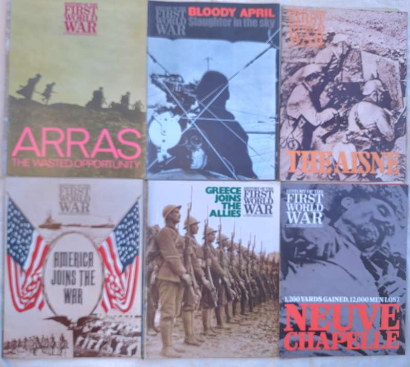 Purnell History of the First World War: Mixed Lot of 6 Magazines