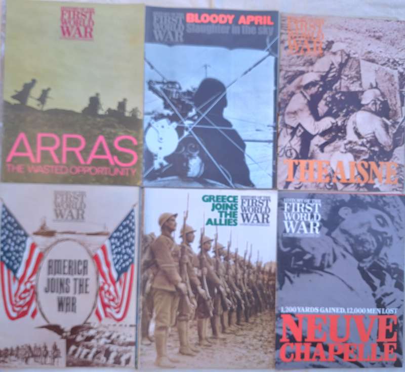 Purnell History of the First World War: Mixed Lot of 6 Magazines