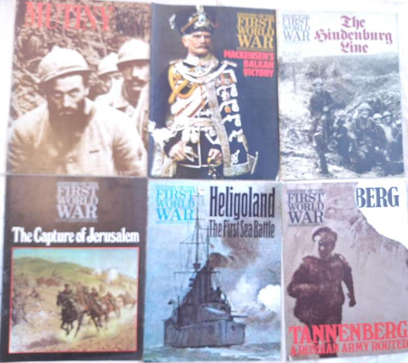 Purnell History of the First World War: Mixed Lot of 6 Magazines