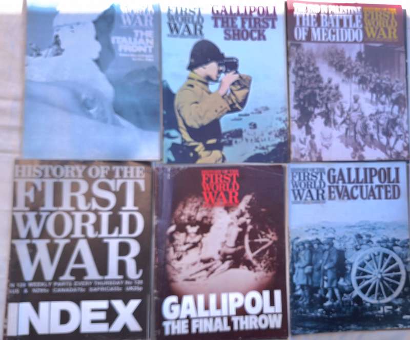 Purnell History of the First World War: Mixed Lot of 6 Magazines