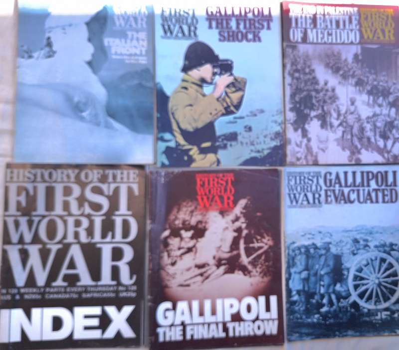 Purnell History of the First World War: Mixed Lot of 6 Magazines