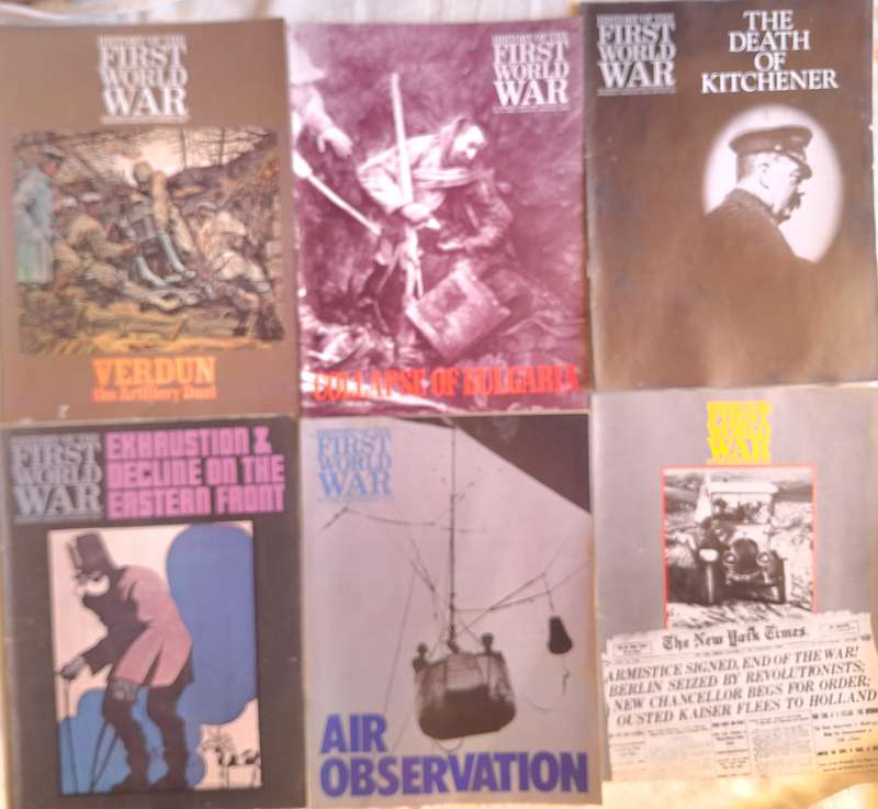 Purnell History of the First World War: Mixed Lot of 6 Magazines
