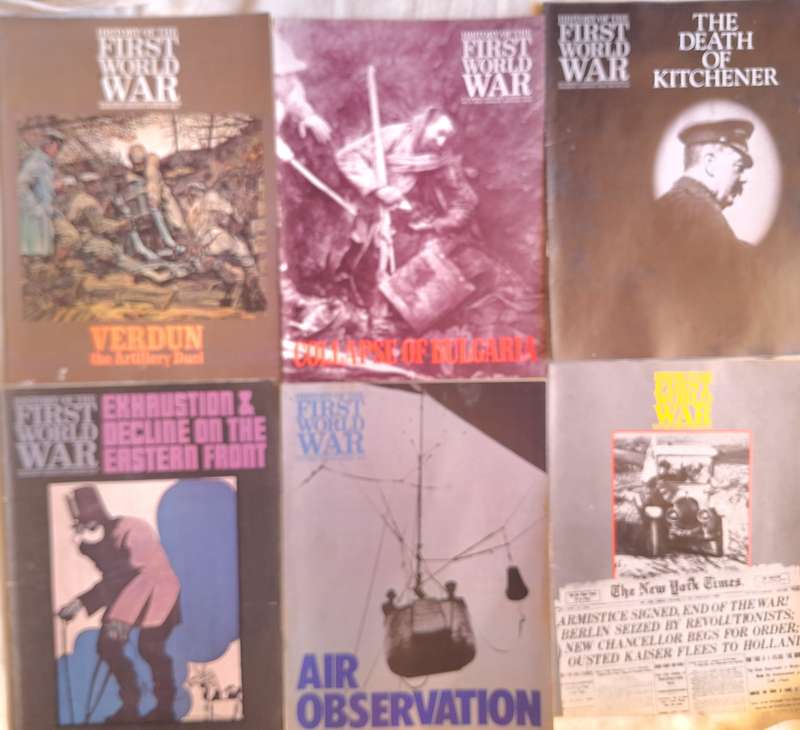 Purnell History of the First World War: Mixed Lot of 6 Magazines