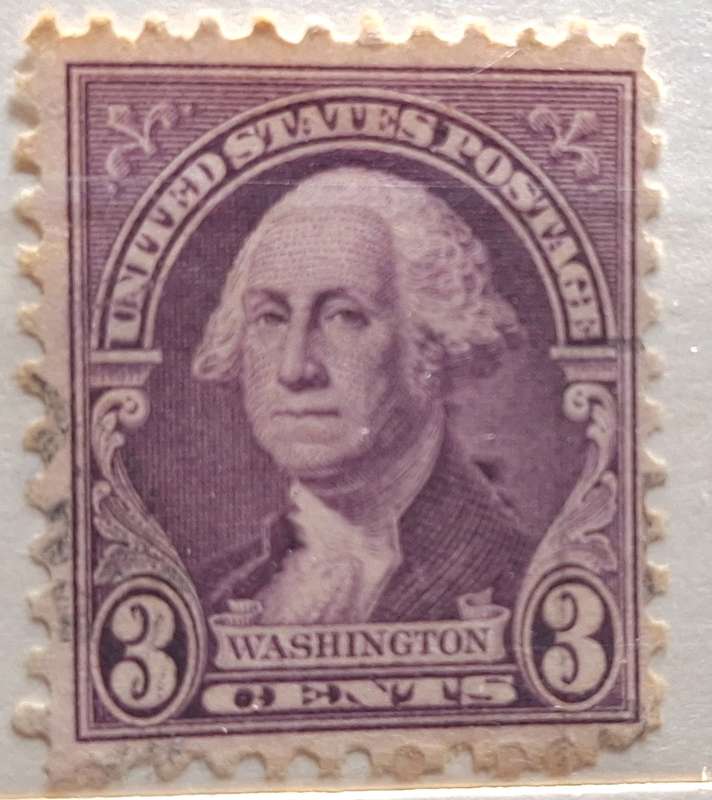 United States 1932 George Washington 1 Used 3 cent stamp