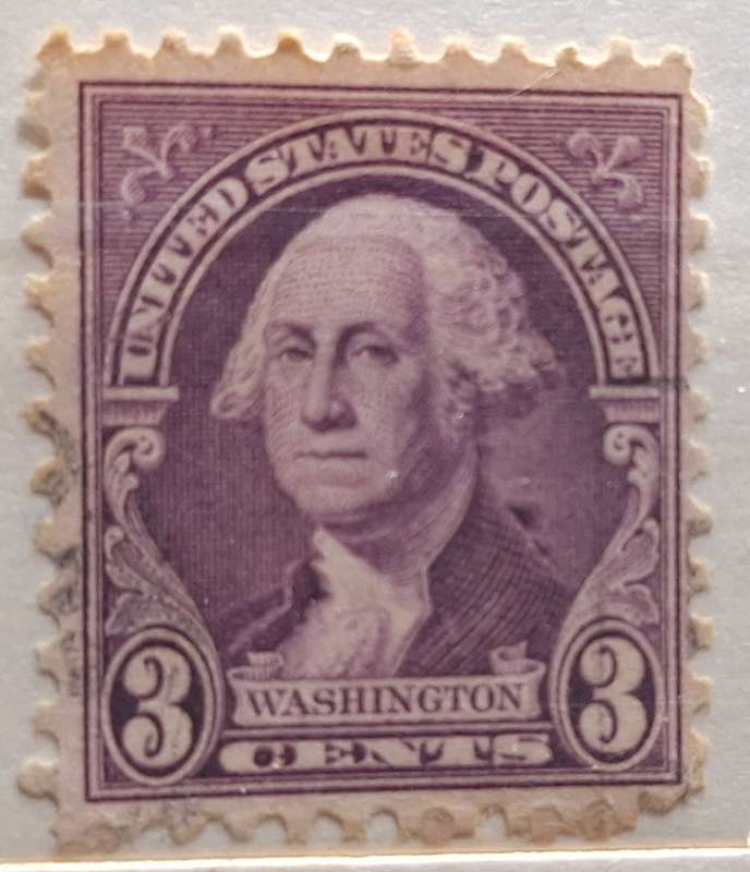 United States 1932 George Washington 1 Used 3 cent stamp