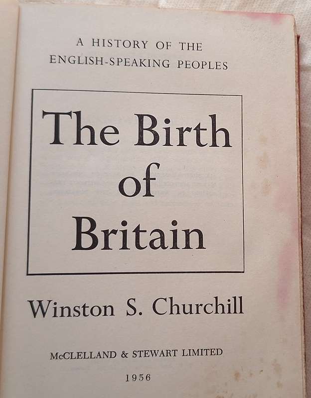 The Birth of Britain Volume One by Winston Churchill Hardcover 1956