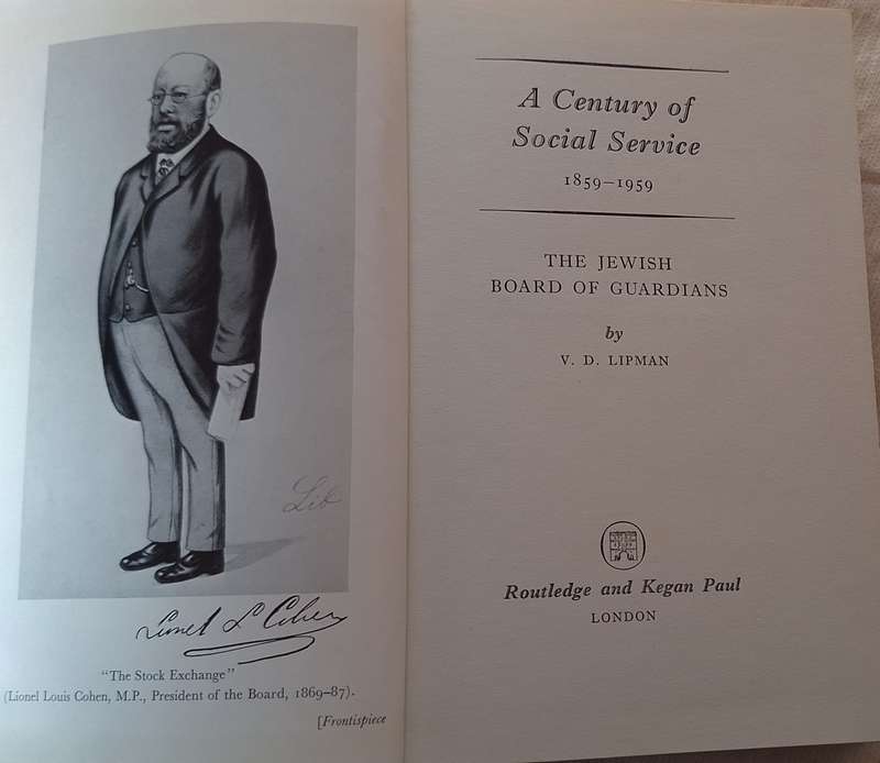 A Century of Social Service 1859-1959 The Jewish Board of Guardians by V D Lipman Hardcover 1959