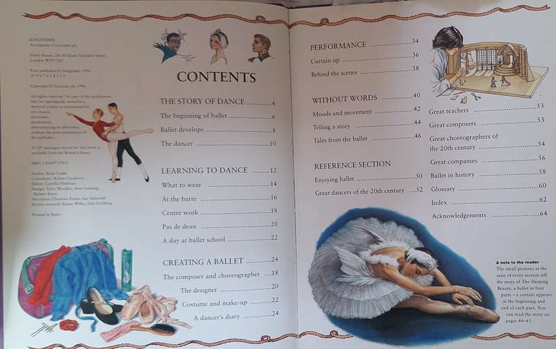 The Best-Ever Book of Ballett by Kate Castle Hardcover 1996