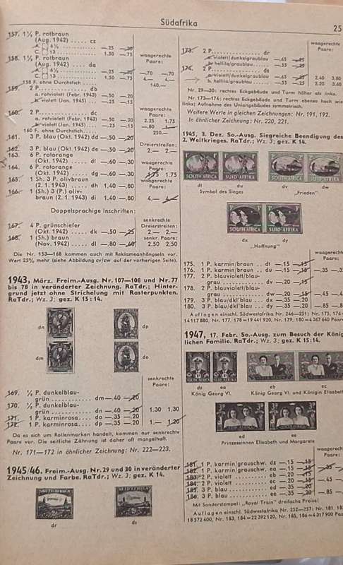 Michel Ubersee-Landerkatalog SudAfrika/Sudwestafrika 1973