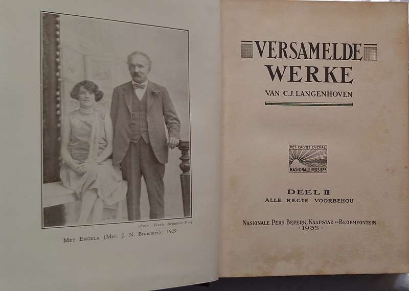 Versamelde Werke van C J Langenhoven Deel II Hardeband 1935