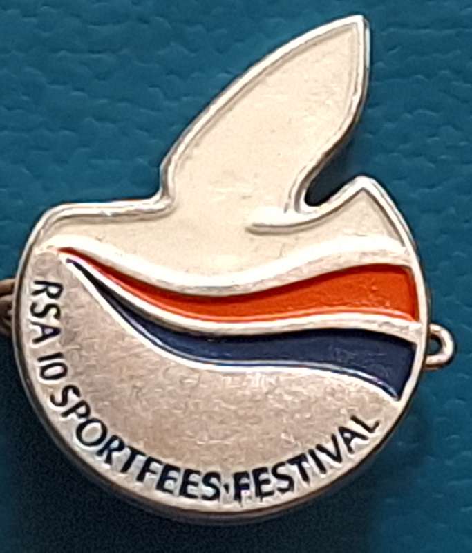 RSA 10th Anniversary Sport Festival Lapel Badge