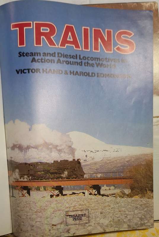 Trains: Steam and Diesel Locomotives by Victor Hand and Harold Edmonson Hardcover