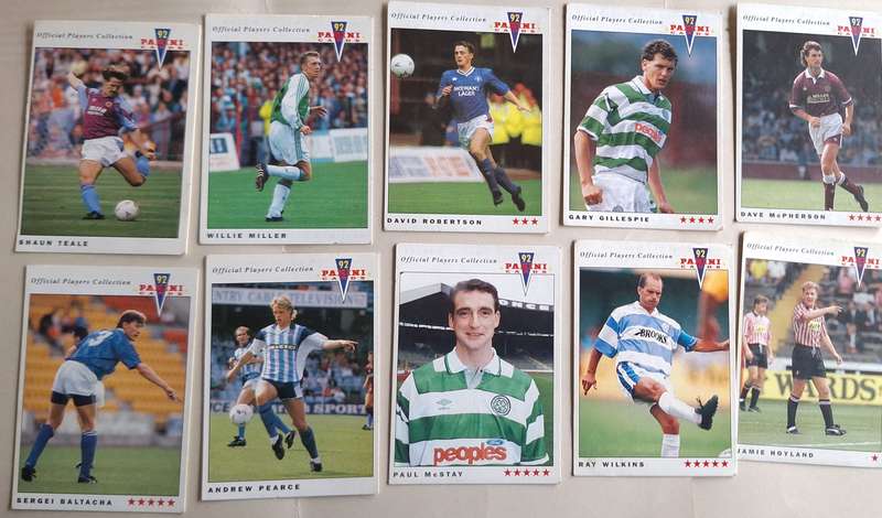 Panini 92 Soccer Lot of 10 Cards