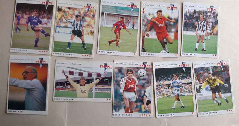 Panini 92 Soccer Lot of 10 Cards