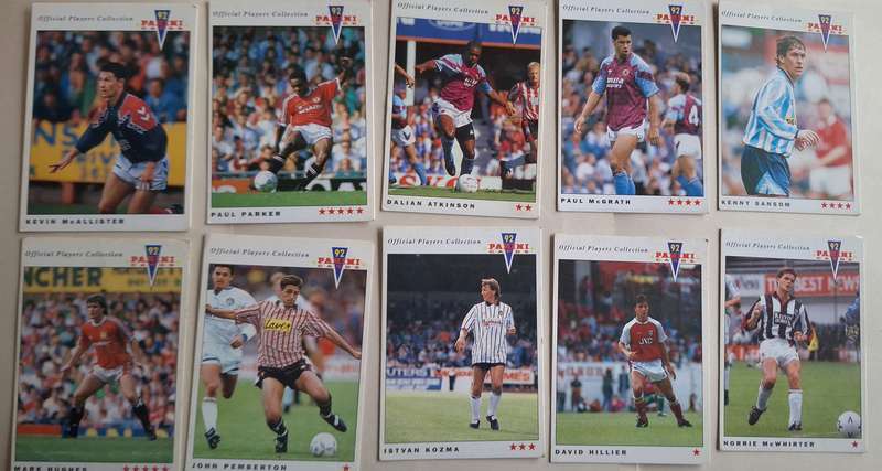 Panini 92 Soccer Lot of 10 Cards