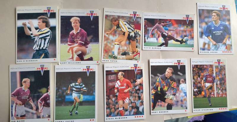 Panini 92 Soccer Lot of 10 Cards