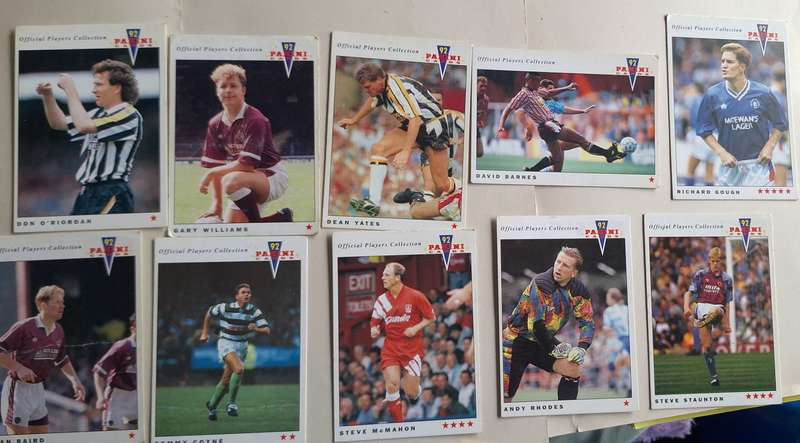 Panini 92 Soccer Lot of 10 Cards