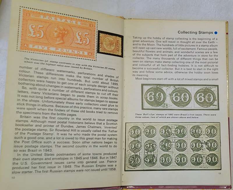 Macdonald Junior Reference Library: Stamps Hardcover 1972