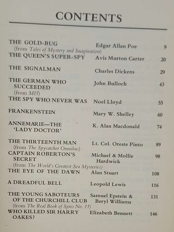 Spy and Mystery Stories Ed: Kenneth Allen Hardcover