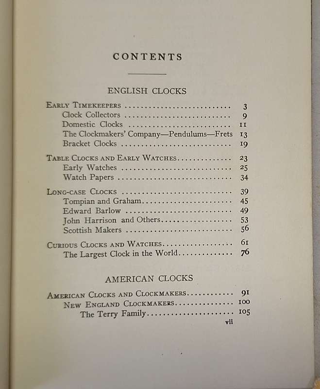 The Old Clock Book by N Hudson Moore Hardcover New Edition 1936