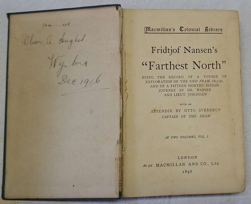 Farthest North by Fridtjof Nansen Hardcover 1897 Vol 1 and 2