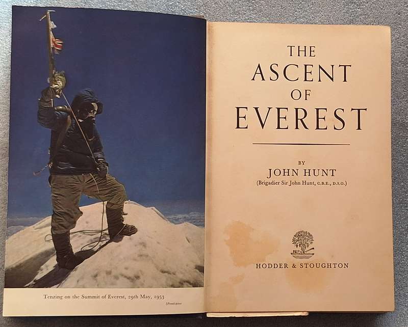 The Ascent of Everest by John Hunt Hardcover 1953
