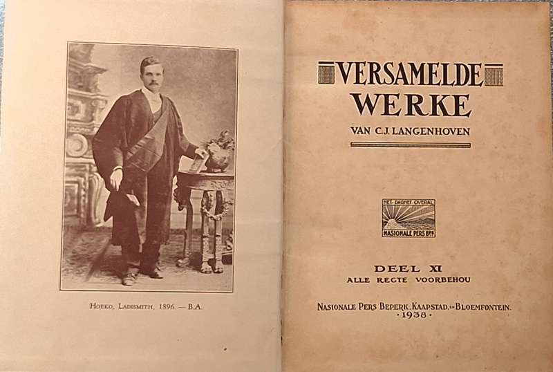 Versamelde Werke van C J Langenhoven Deel XI Hardeband 1938