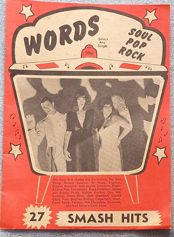 Words Record Song Book No. 27