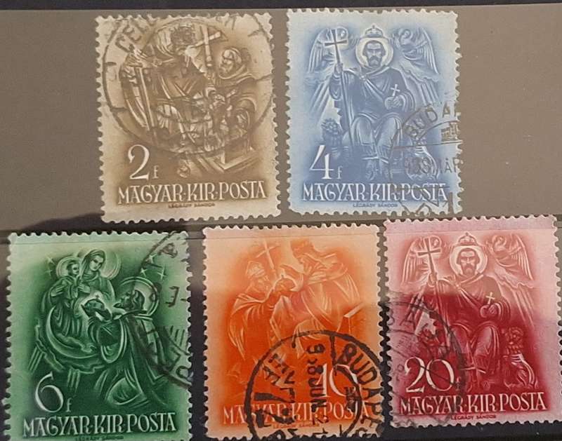 Hungary 1938 St Stephen 5 Used Hinged stamps