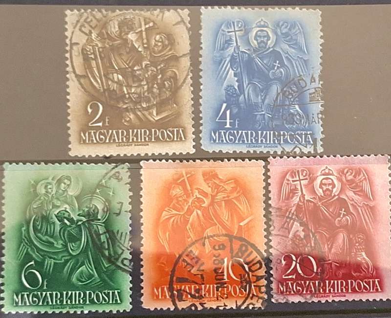 Hungary 1938 St Stephen 5 Used Hinged stamps
