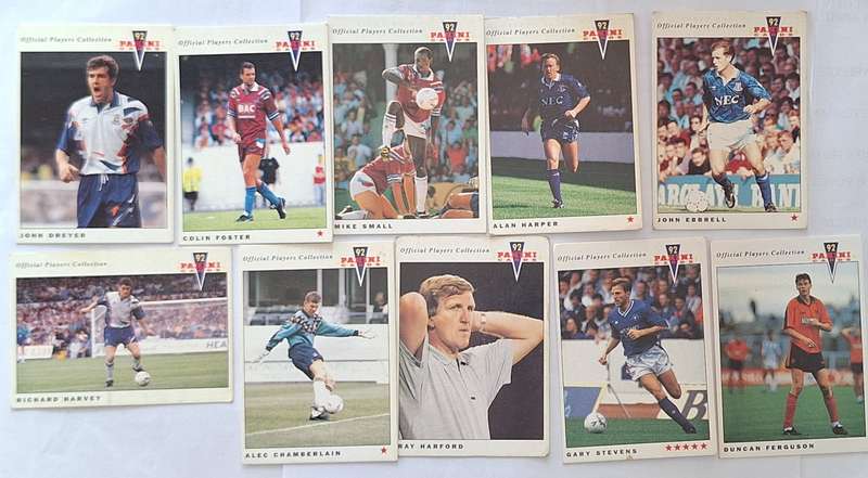 Panini 92 Soccer Lot of 10 Cards