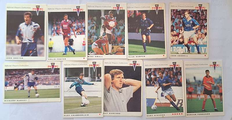 Panini 92 Soccer Lot of 10 Cards