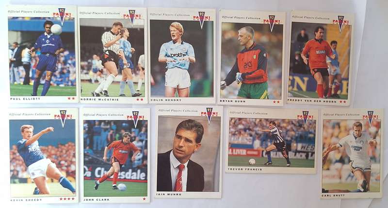 Panini 92 Soccer Lot of 10 Cards