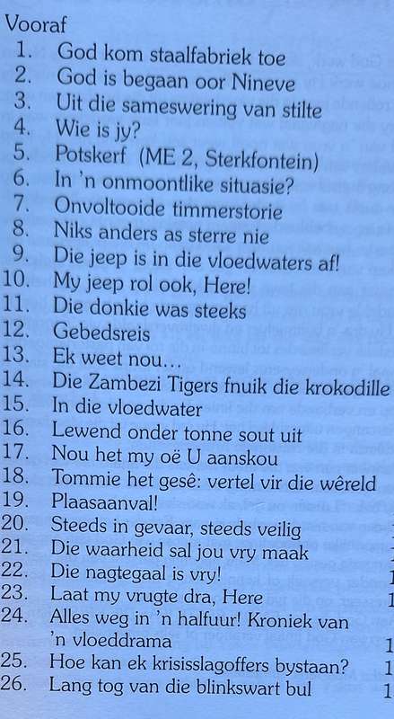 En die Beste was die Krisis deur Maretha Maartens Sageband