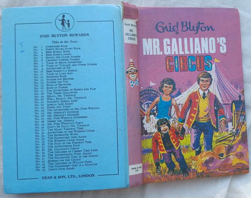 Mr Galliano's Circus by Enid Blyton Hardcover 1972