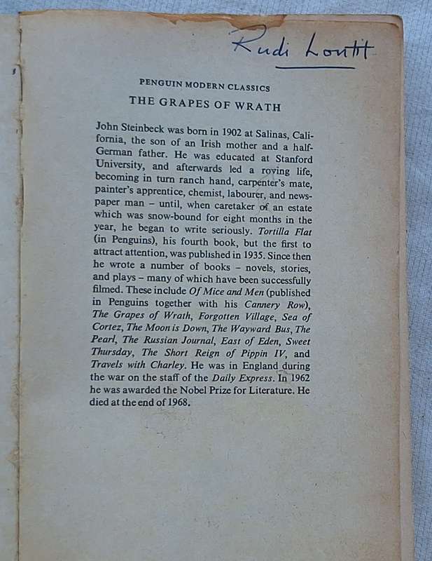 The Grapes of Wrath by John Steinbeck Paperback