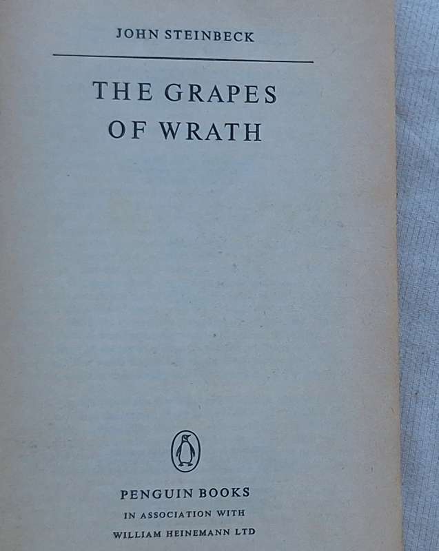 The Grapes of Wrath by John Steinbeck Paperback