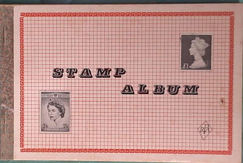 Small EMPTY stamp album Hinge type each 40 pages