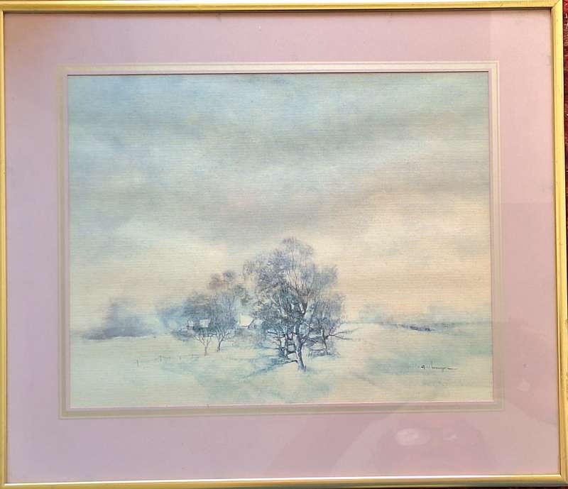 Framed Print Landscape (trees)