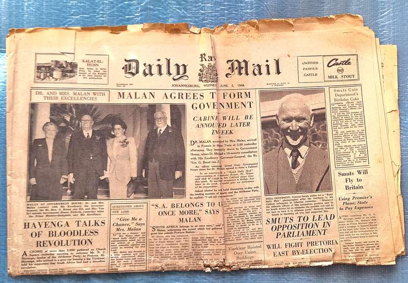 Rand Daily Mail Wednesday 2 1948
