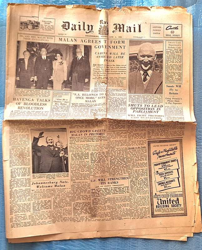 Rand Daily Mail Wednesday 2 1948