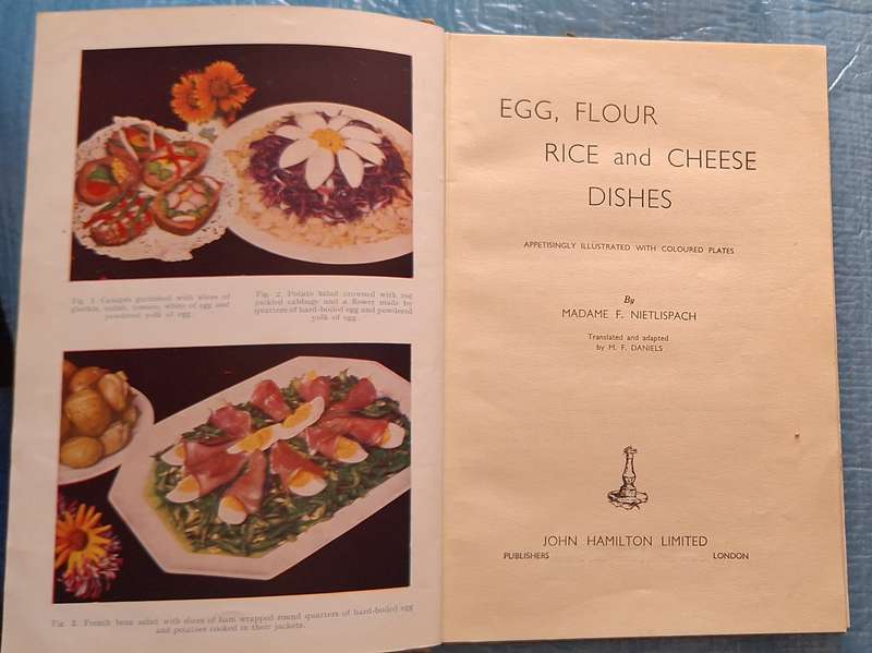 Egg and Cheese Dishes by Madame F Nietlispach Translated by M F Daniels Hardcover