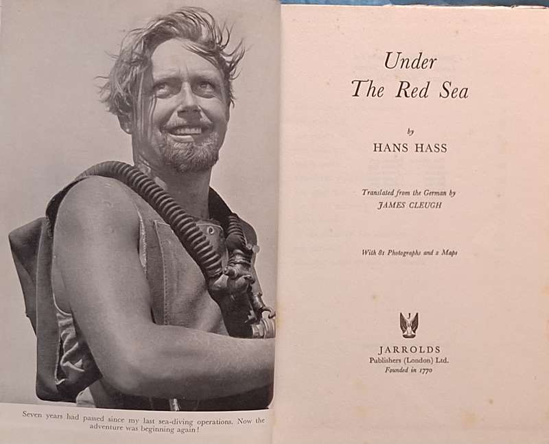 Under the Red Sea by Hans Hass Hardcover 1953 Reprint