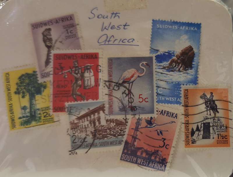 South West Africa Mixed Lot of 8 Used stamps