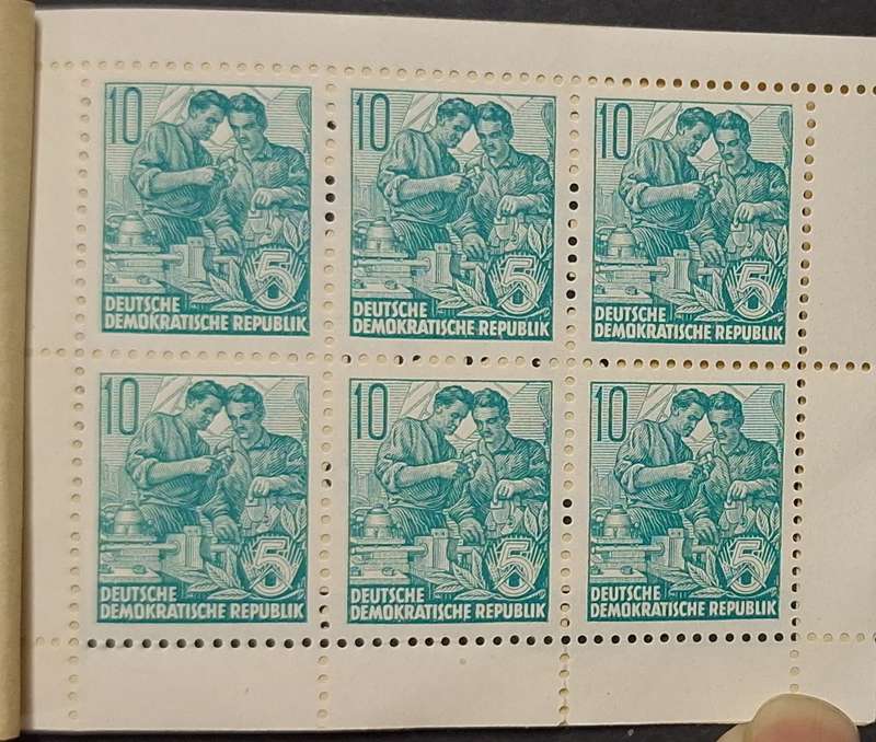 Germany 1957 Deutsche Post Gesamtwert Stamp Booklet